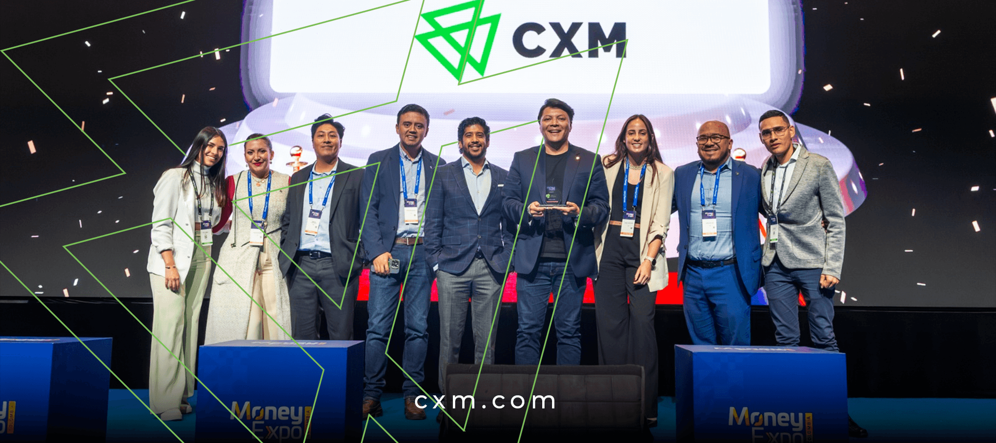 CXM recebe o prêmio de “Corretora que Mais Cresce” na Money Expo Colômbia 2025