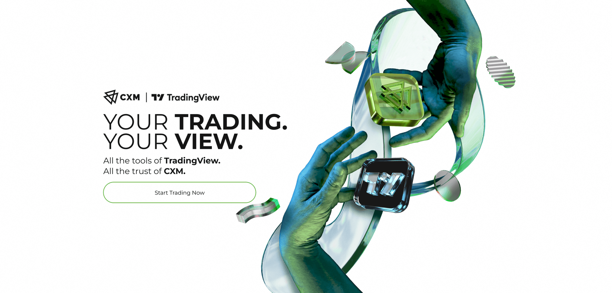 A CXM anuncia sua parceria com a TradingView.